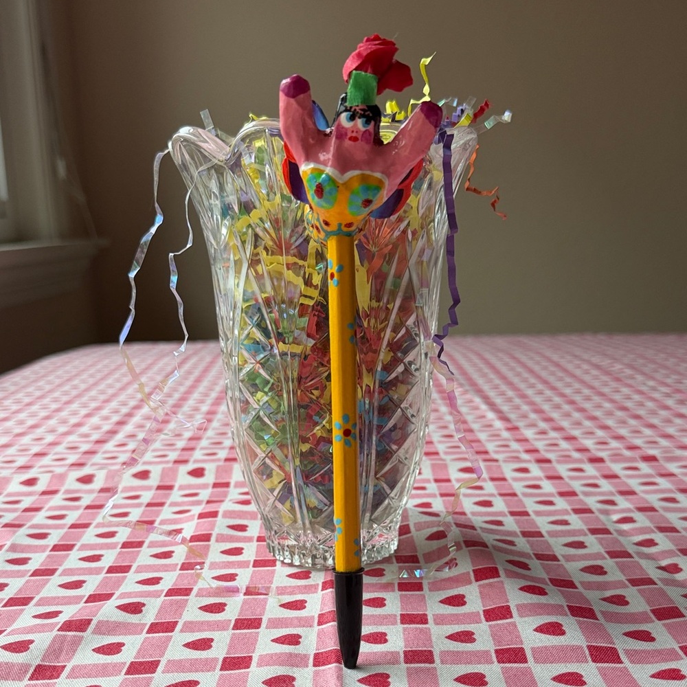 🧜‍♀️ CONSUELA PAPER MACHE FLYING MERMAID PEN 🧜‍♀️ NWT 🧜‍♀️